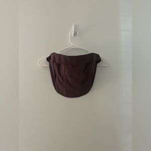 XS, Kendall and Kylie Corset Top, Purple Brown